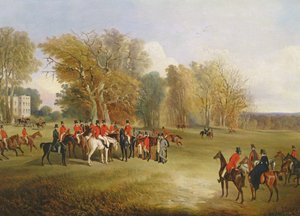Un rendez-vous de chasse dans un parc avec une maison de campagne - John Dalby